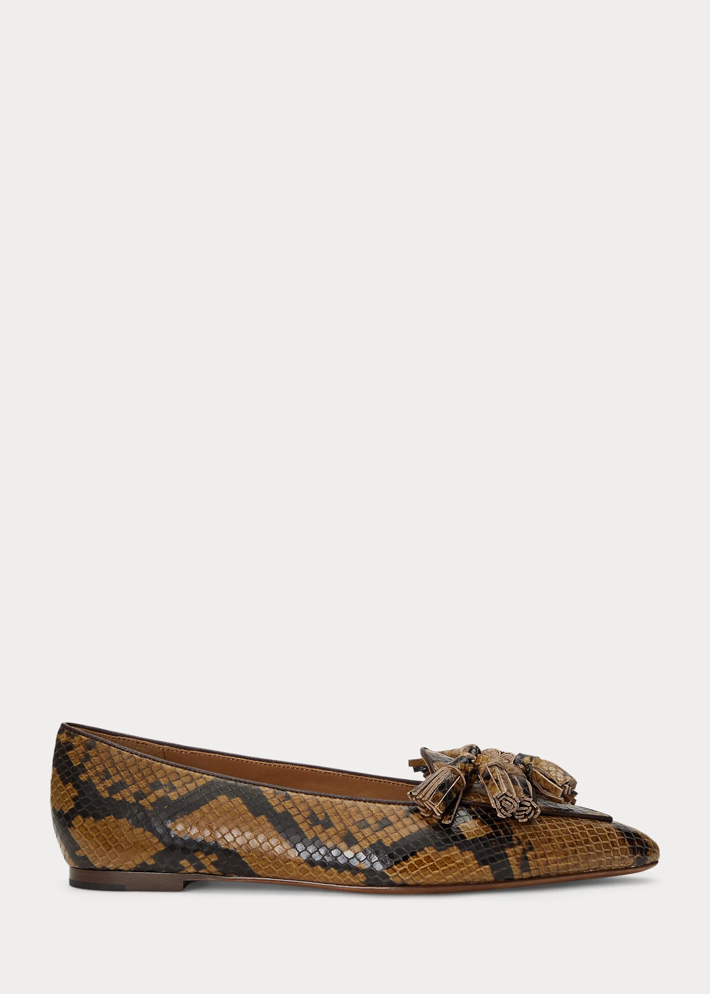 Ashtyn Embossed-Python Loafer