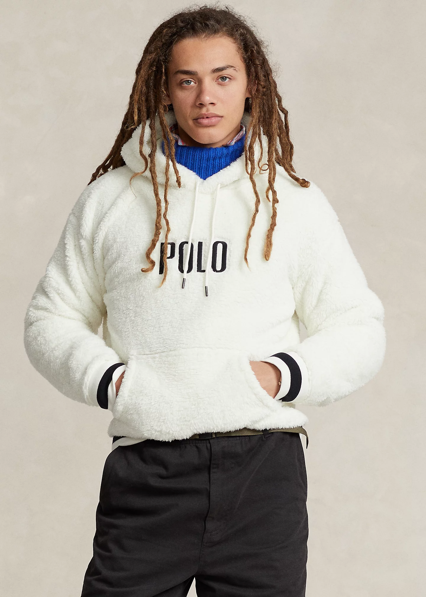 Logo Pile Fleece Hoodie