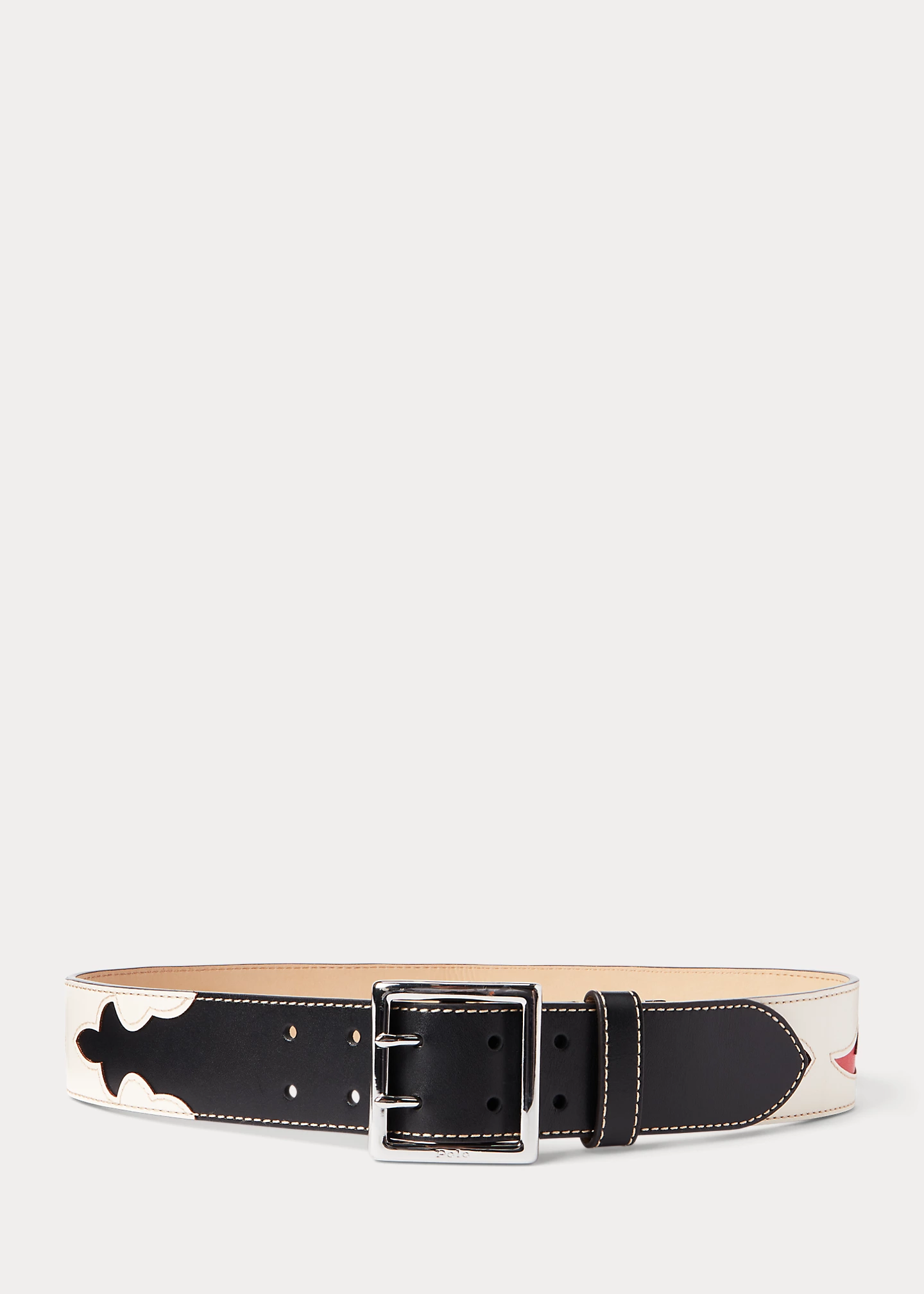 Western Cutout Leather Belt