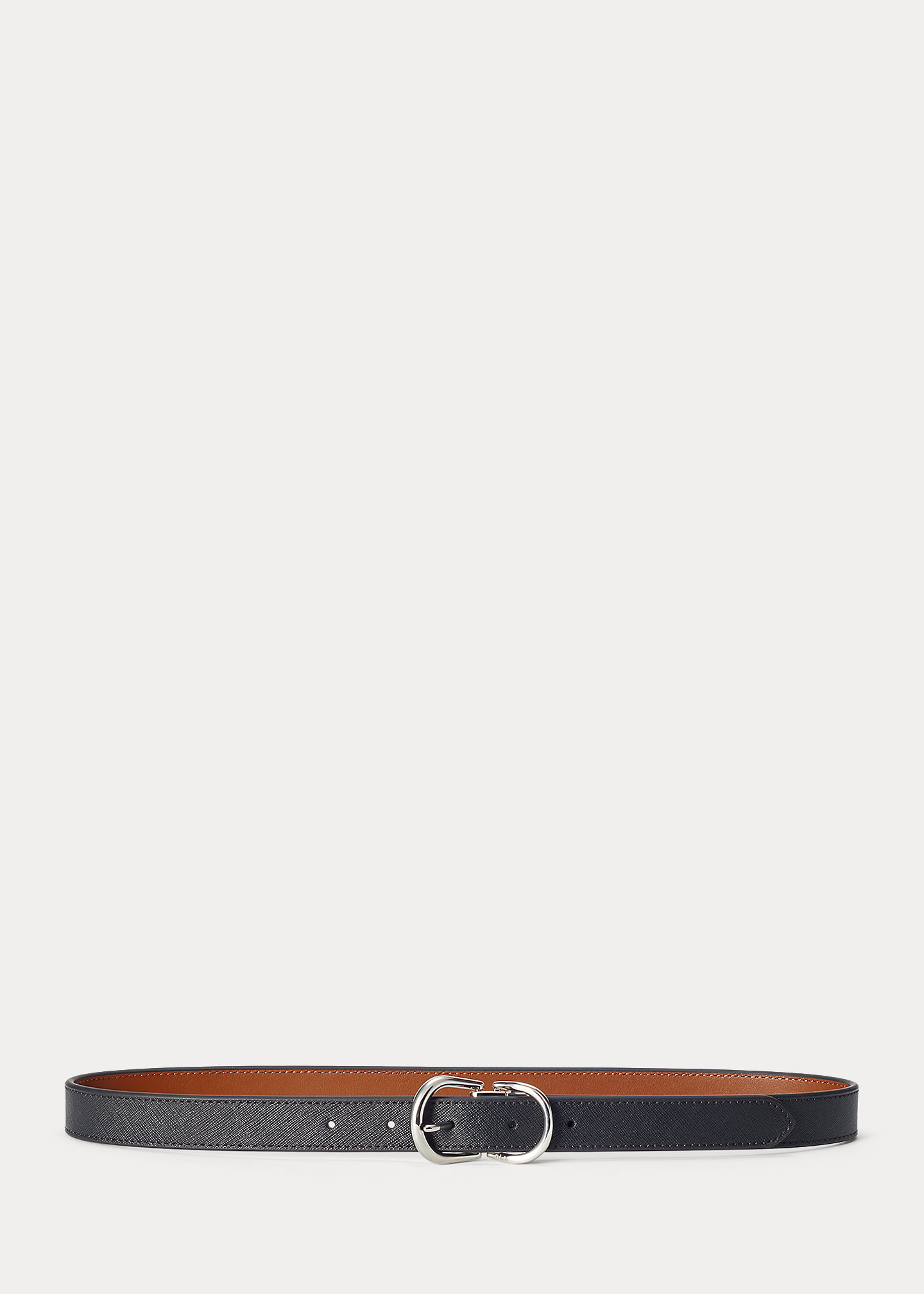 Reversible Crosshatch Leather Belt