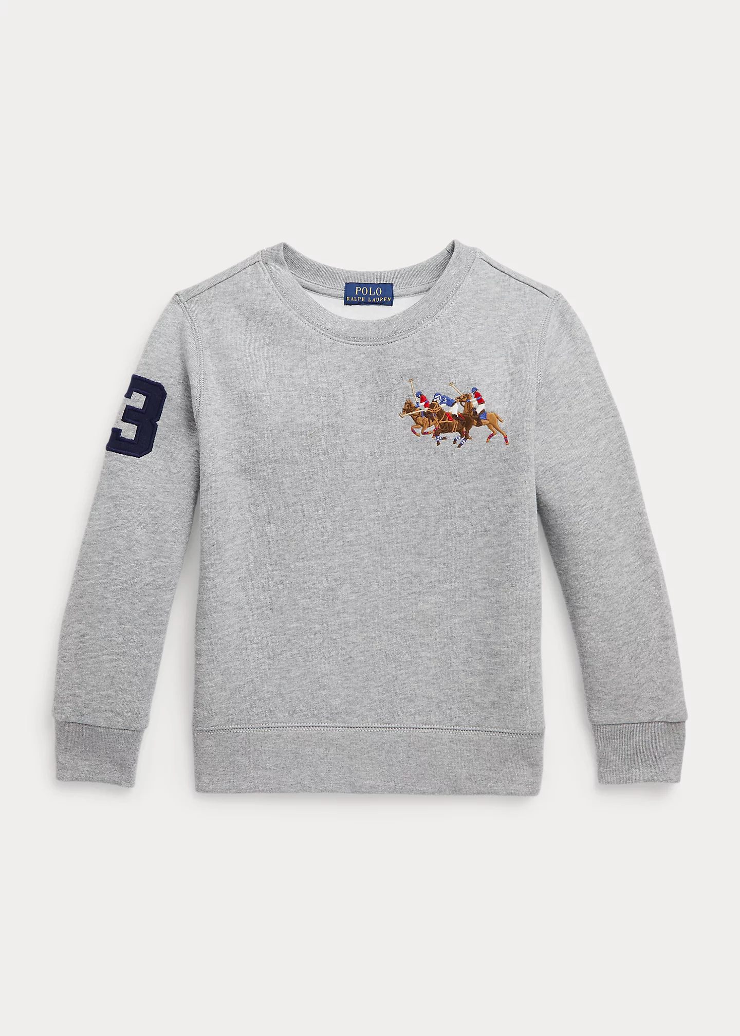 Triple-Pony Fleece Sweatshirt