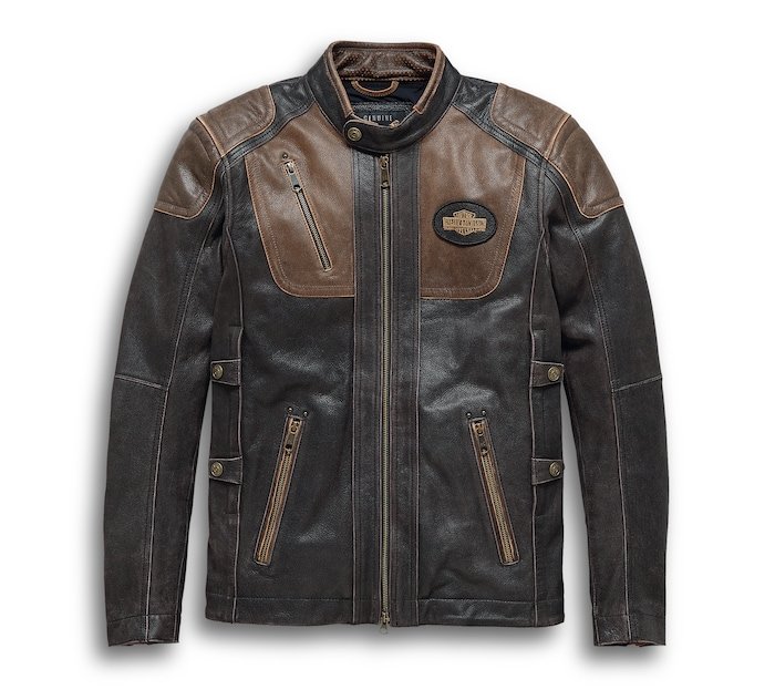 Men's Harley-Davidson Triple Vent System Trostel Leather Jacket