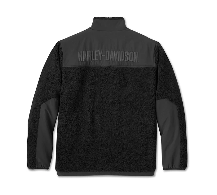 Harley-Davidson Sherpa Full Zip - Grape Leaf-Harley Black