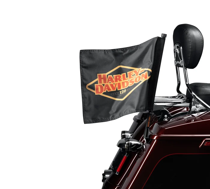 120th Anniversary Flag Kit – Tour-Pak/Saddlebag Mount