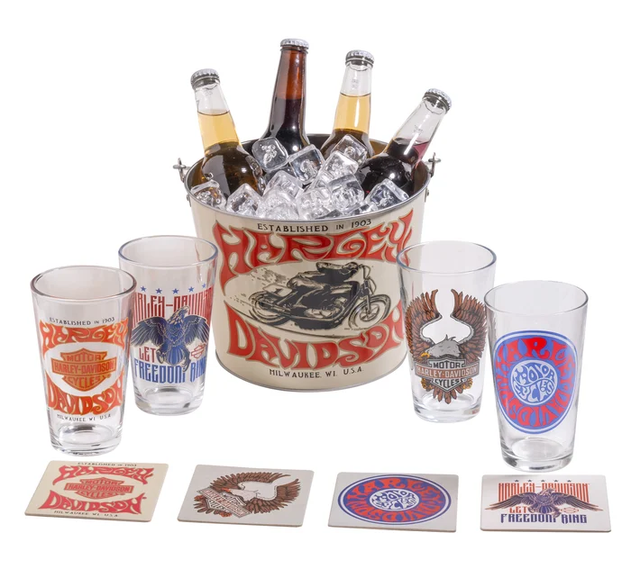 1970's Psychedelic Party Bucket Set