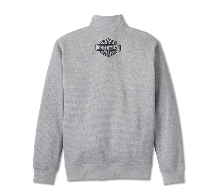 Men's Darting Zip-Up Sweatshirt
