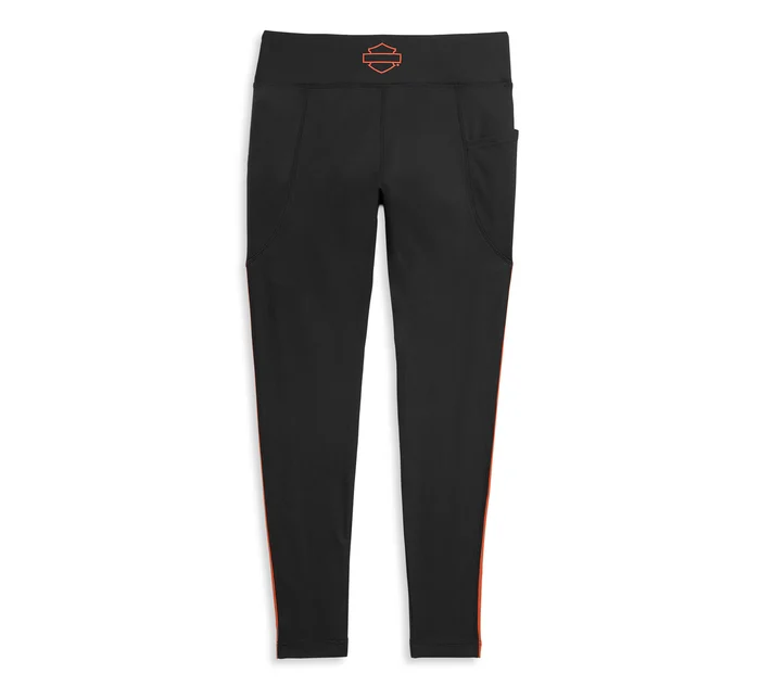 Women's Pocket Striped Knit Legging