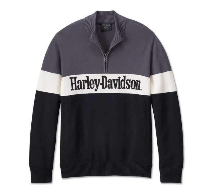 Men's Darting 1/4 Zip Sweater