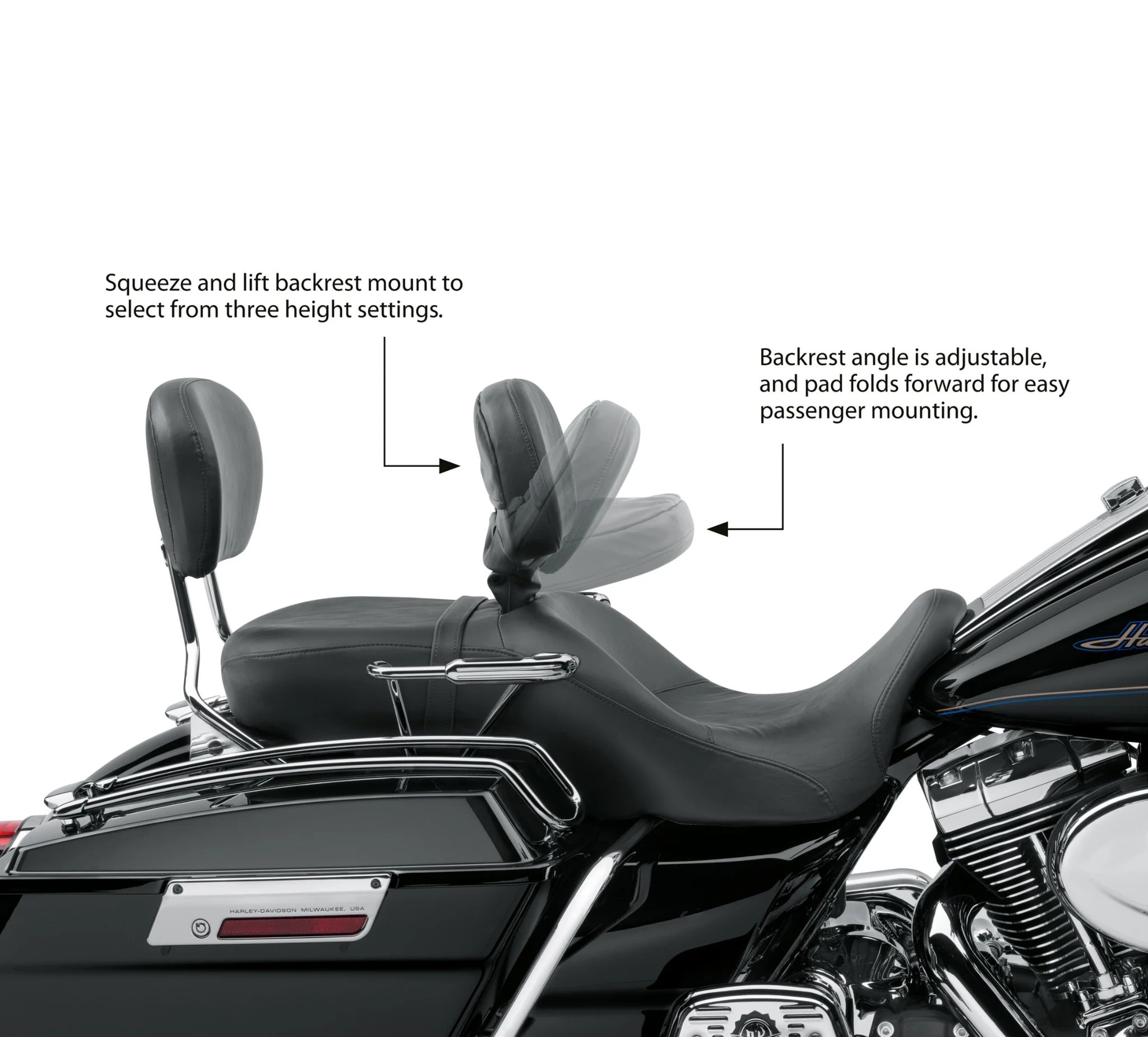 Comfort Stitch Rider Backrest