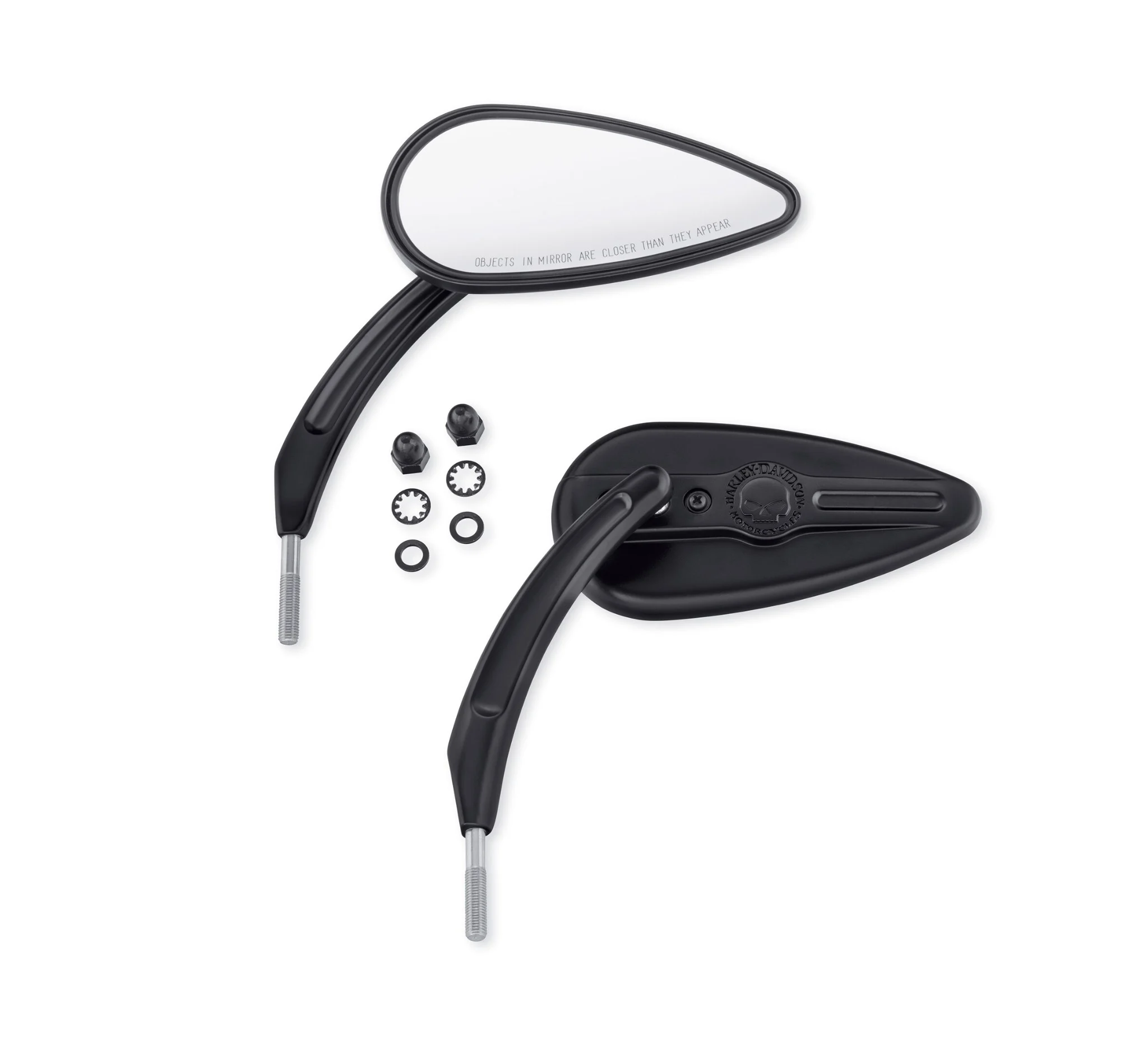 Willie G Skull Teardrop Mirrors