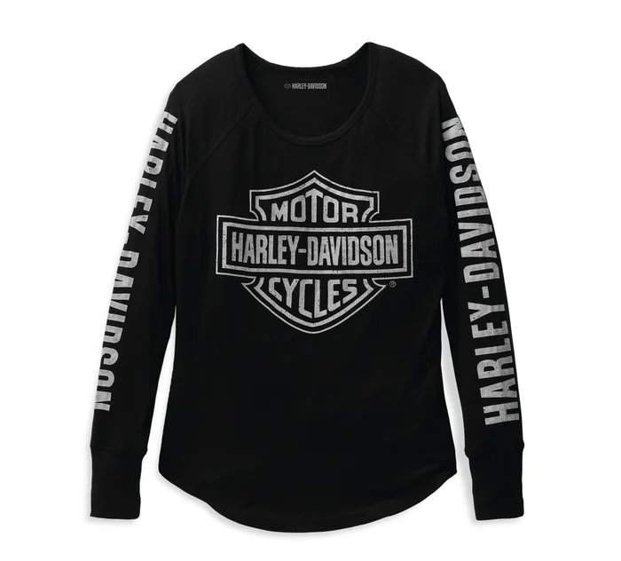 Women's Authentic Bar & Shield Rib-Knit Top