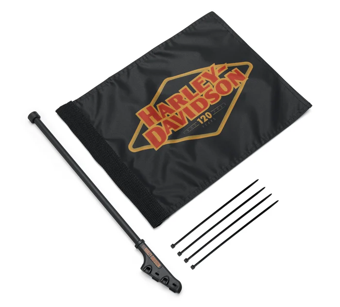 120th Anniversary Flag Kit – Sissy Bar Mount