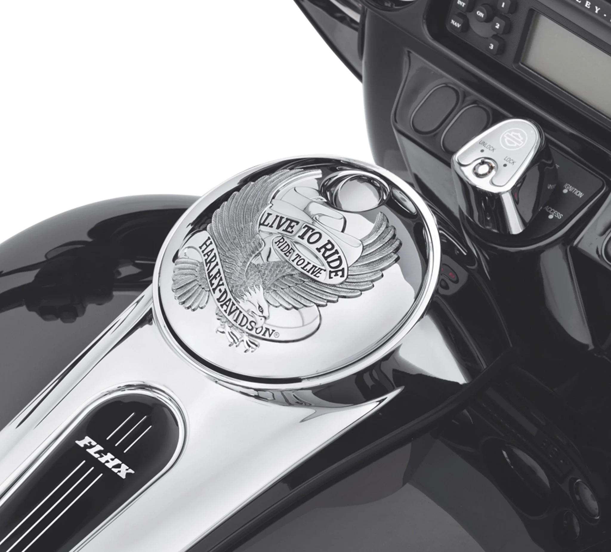 Live To Ride Fuel Tank Console Door