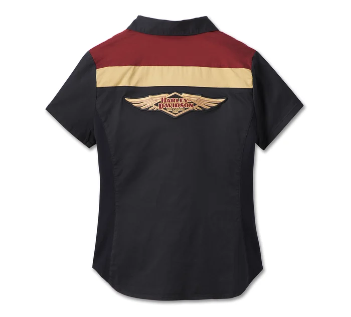 Women's 120th Anniversary Elemental Zip Front Shirt - Colorblocked