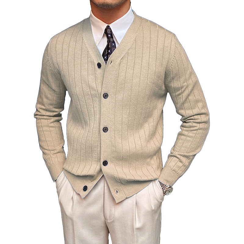 Men's Wool V Neck Cardigan (NEW)
