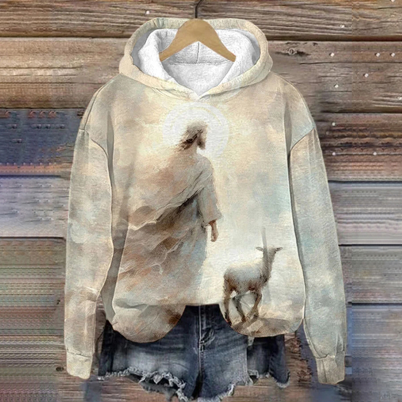 Women's Parable of The Lost Sheep Casual Hoodie