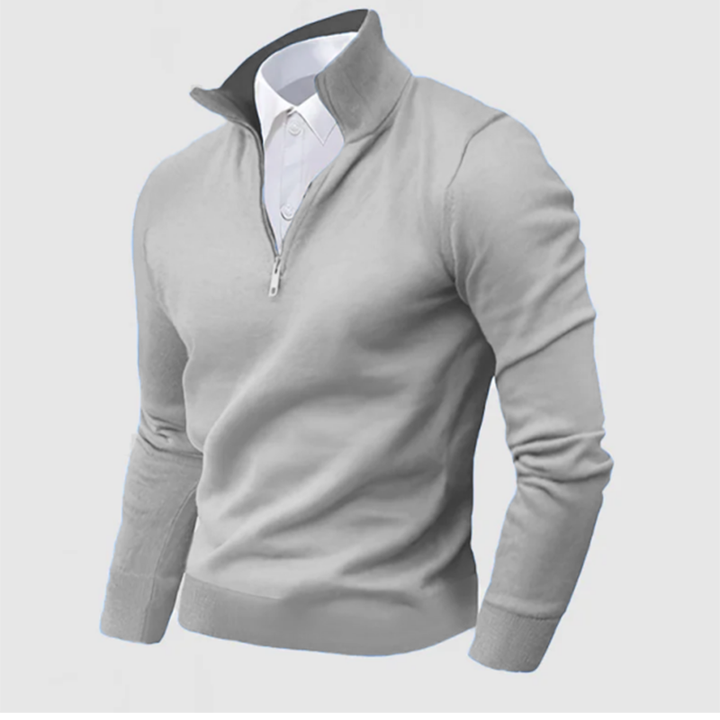 Gentleman's Business Cashmere Zip Sweater