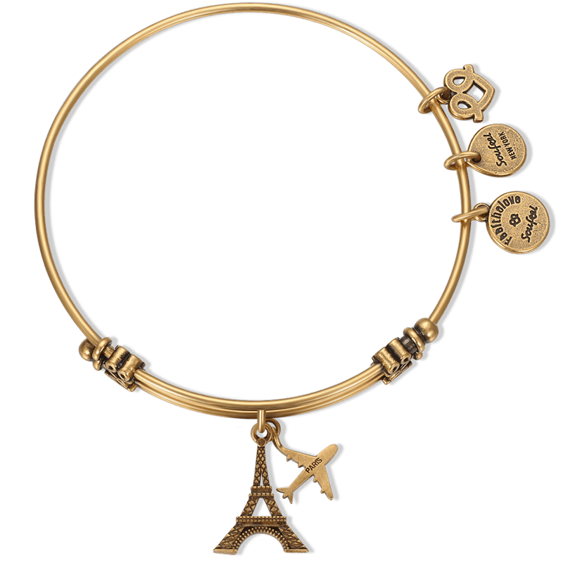 Romantic Paris Charm Bangle