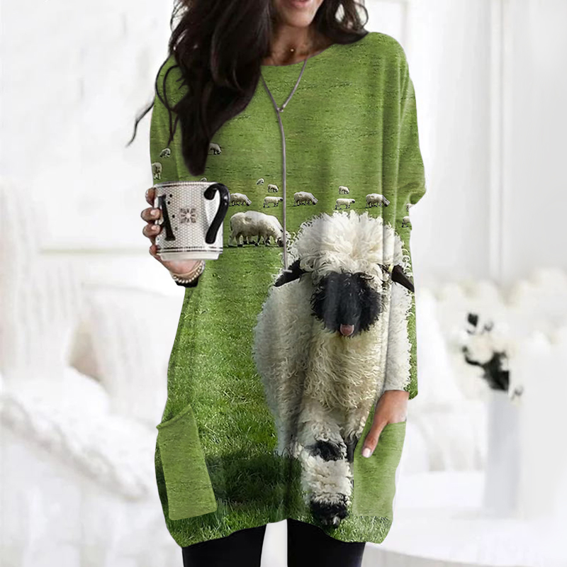 Greetings From The Stray Sheep Pattern Cozy Tunic