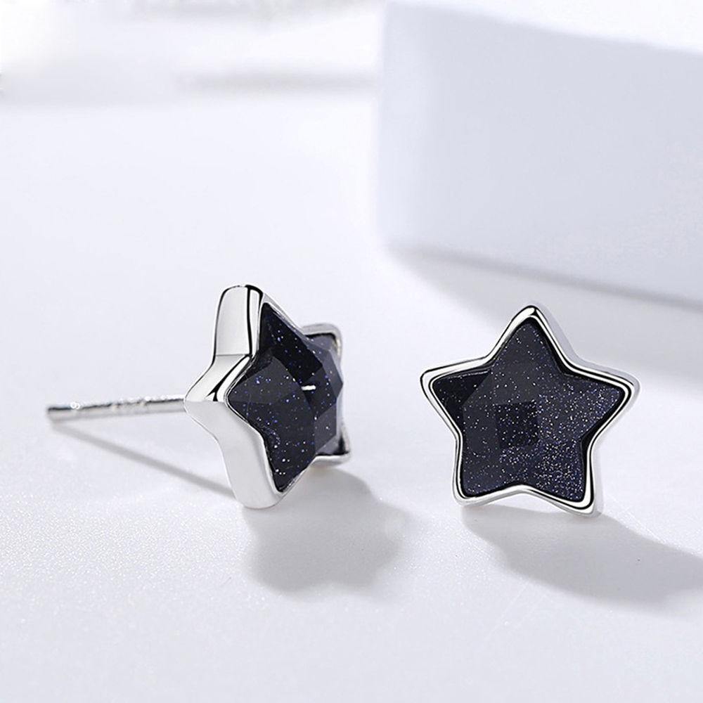 Zisha Stone Star Ear Studs