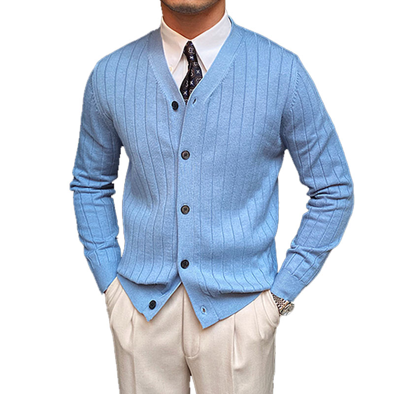 Men's Wool V Neck Cardigan (NEW)