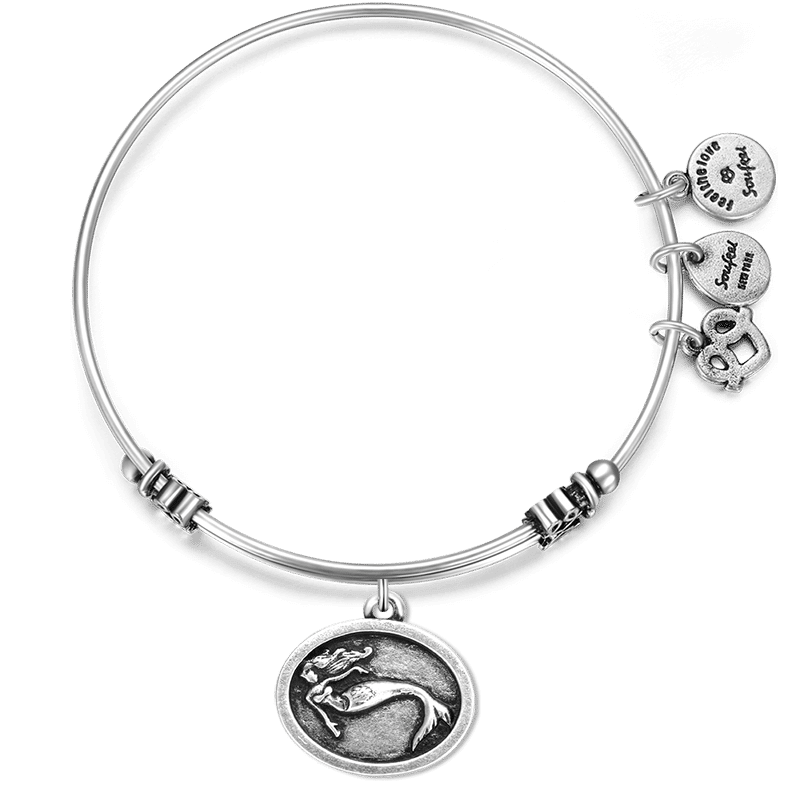 Mermaid Charm Bangle