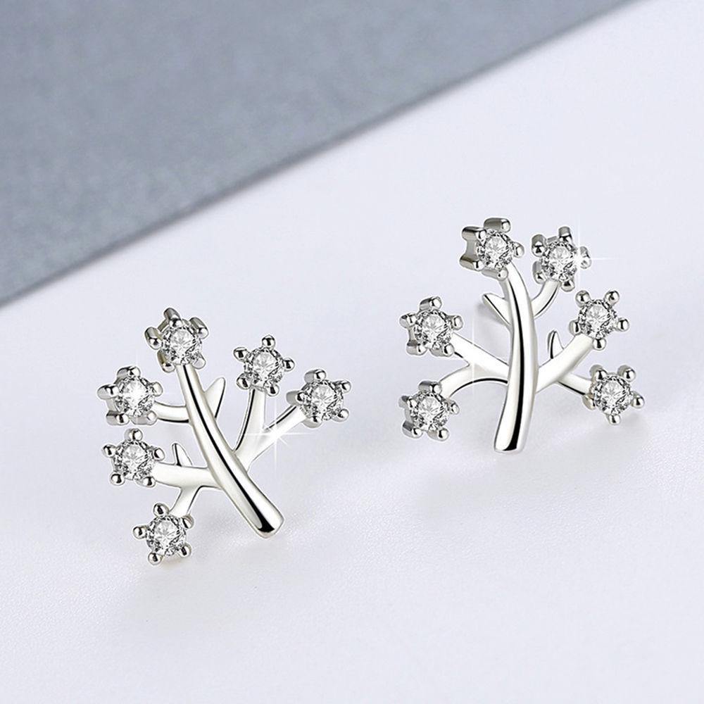 Platinum Plated Wishing Tree Ear Studs
