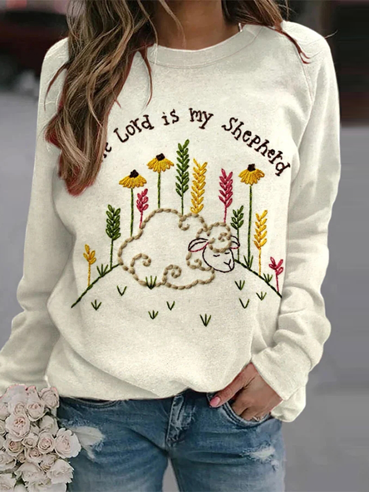 Women's The Lord is my Shepherd Casual Sweatshirt