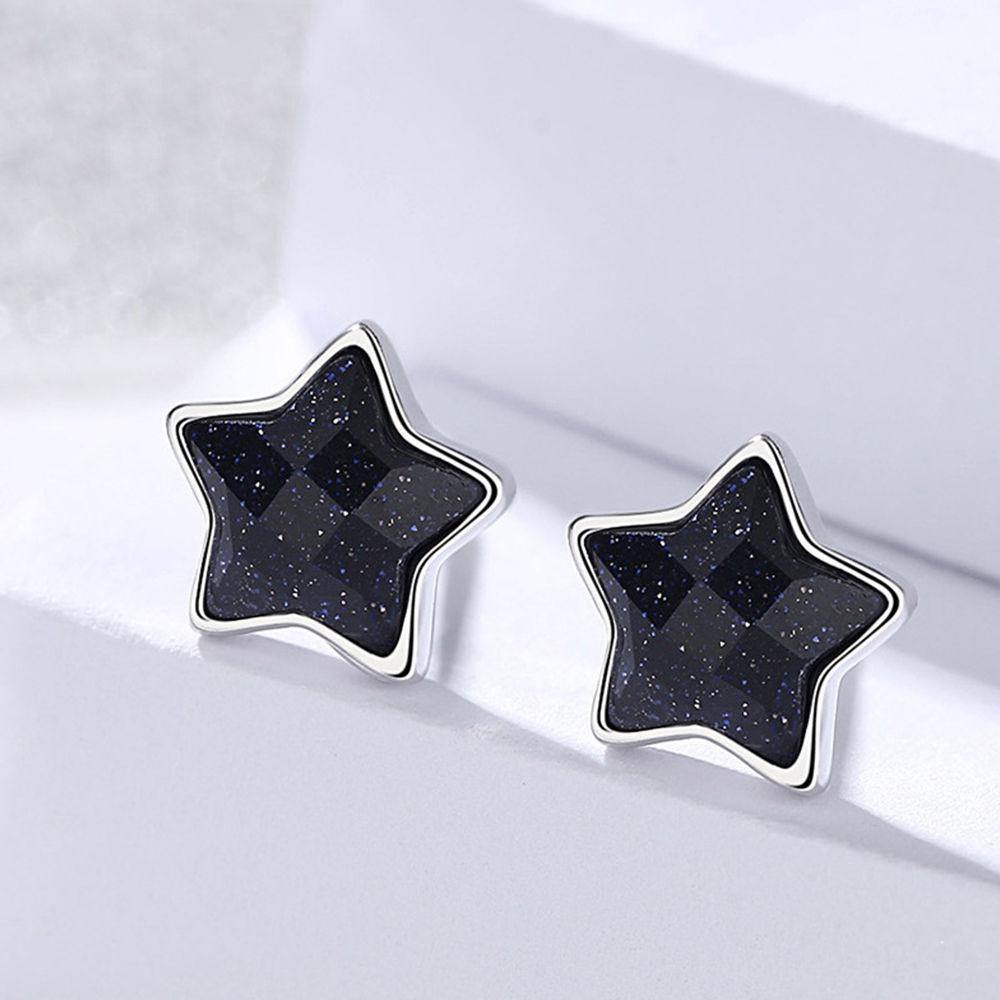 Zisha Stone Star Ear Studs