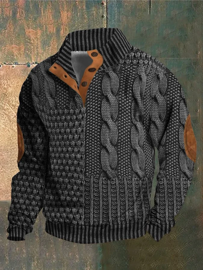 Men's Retro Adventure Cashmere Sweater