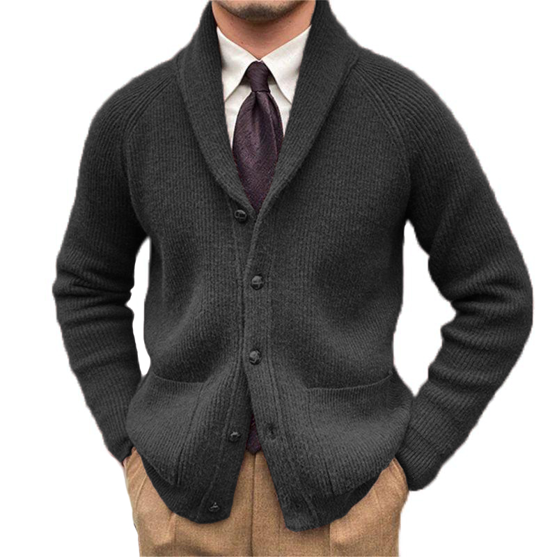 Men‘s Cotton Casual Daily Knitted  Sweater