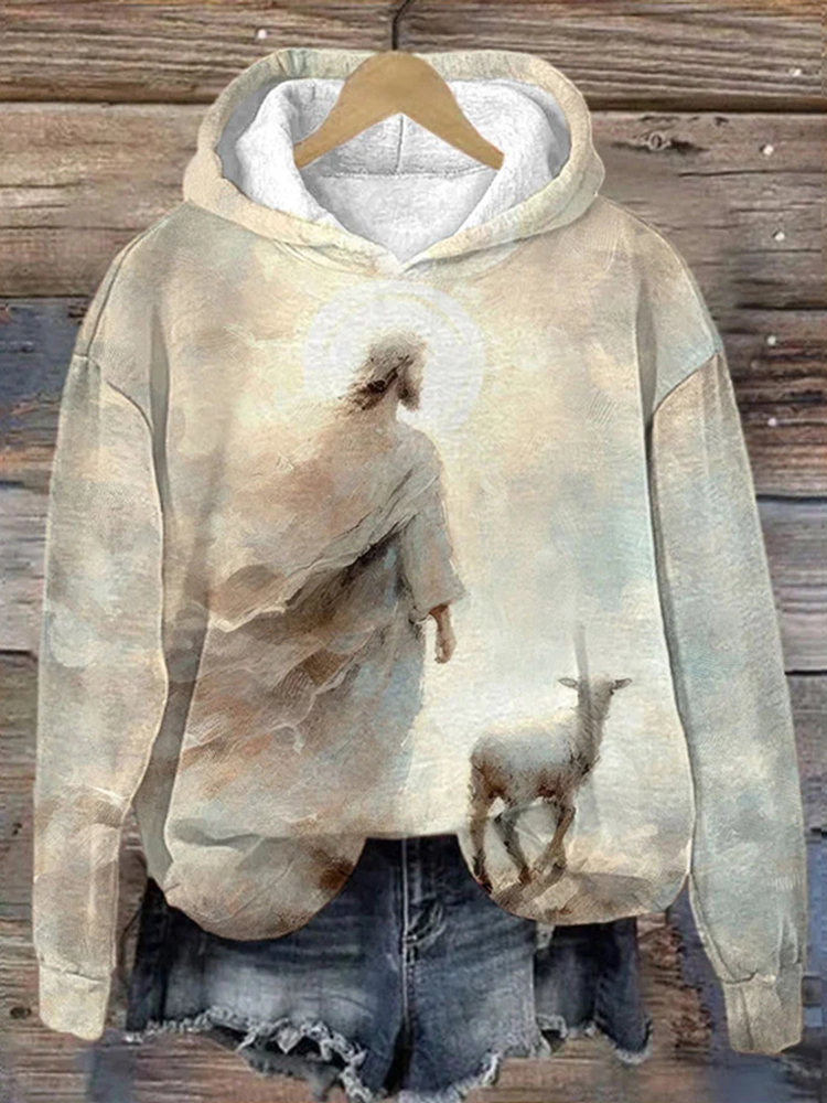 Women's Parable of The Lost Sheep Casual Hoodie