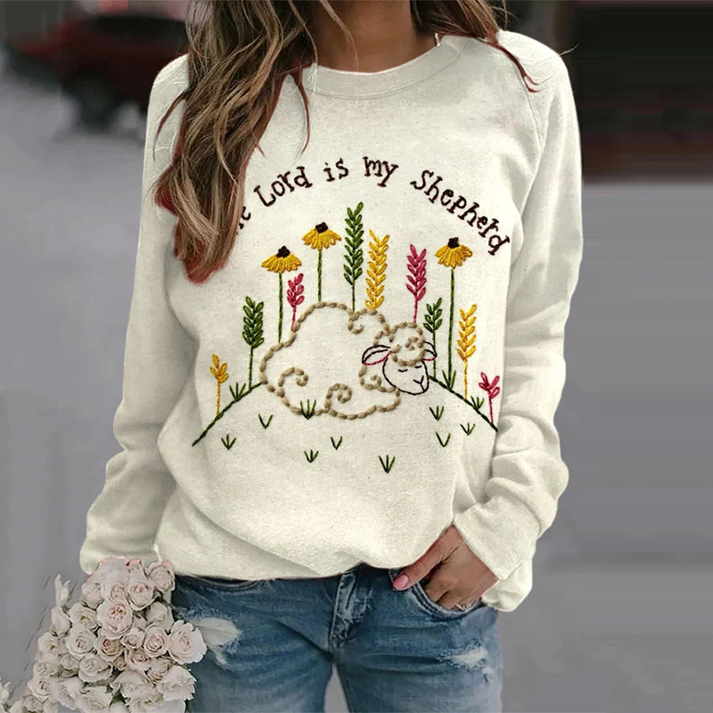 Women's The Lord is my Shepherd Casual Sweatshirt