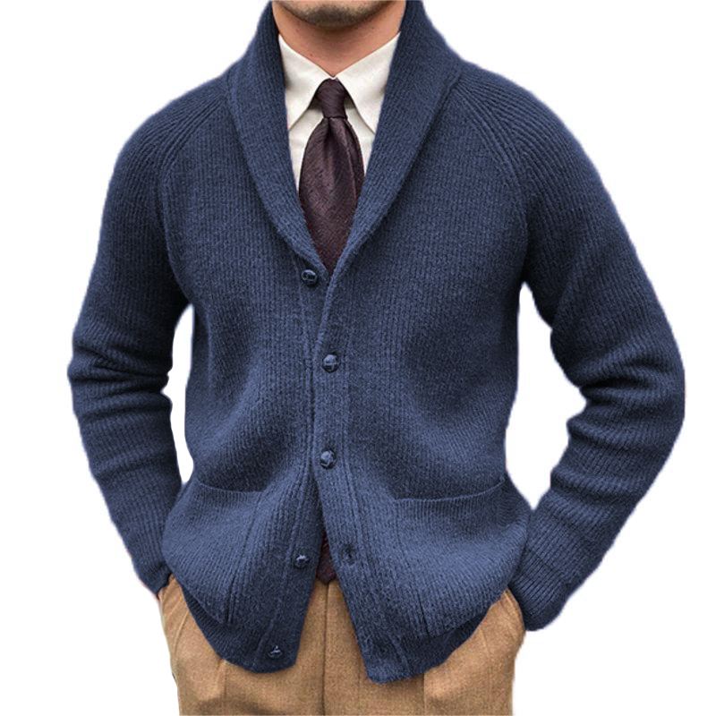 Men‘s Cotton Casual Daily Knitted  Sweater