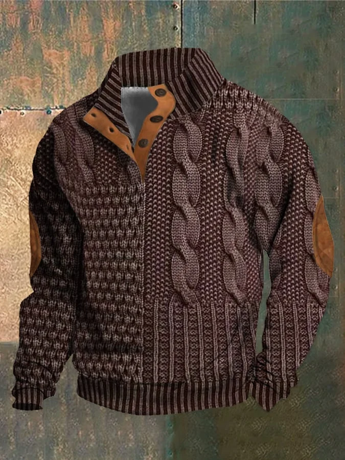 Men's Retro Adventure Cashmere Sweater