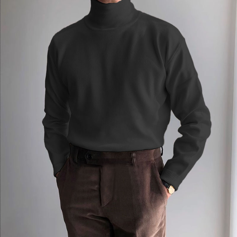 Men's Basic Cashmere Sweater