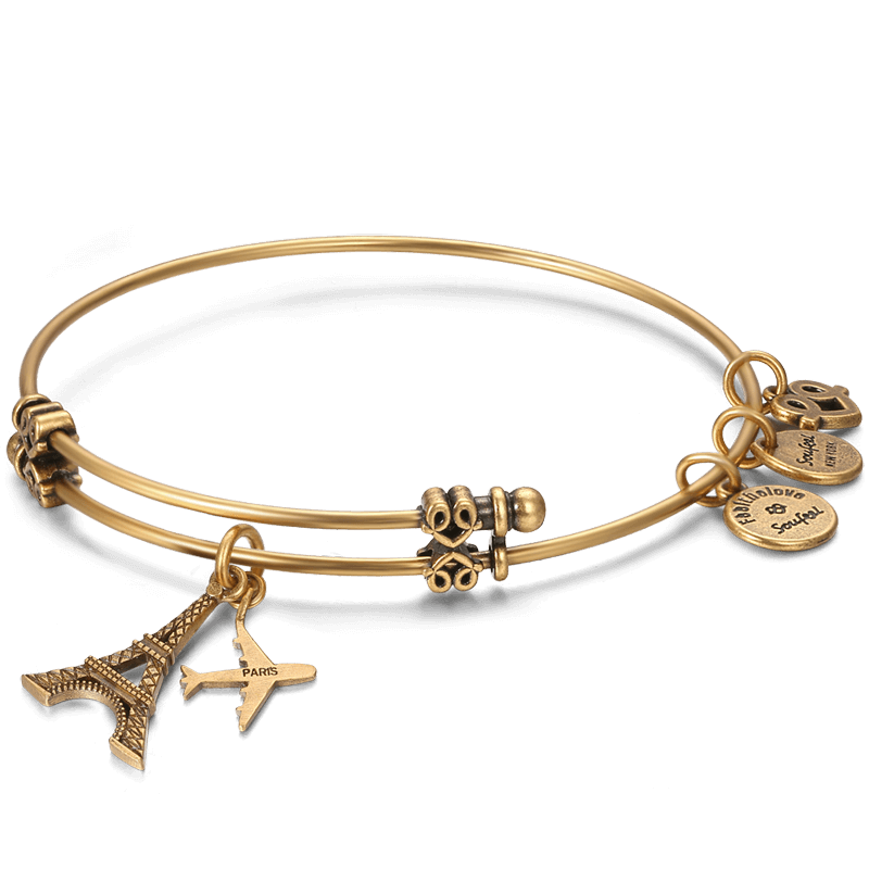Romantic Paris Charm Bangle