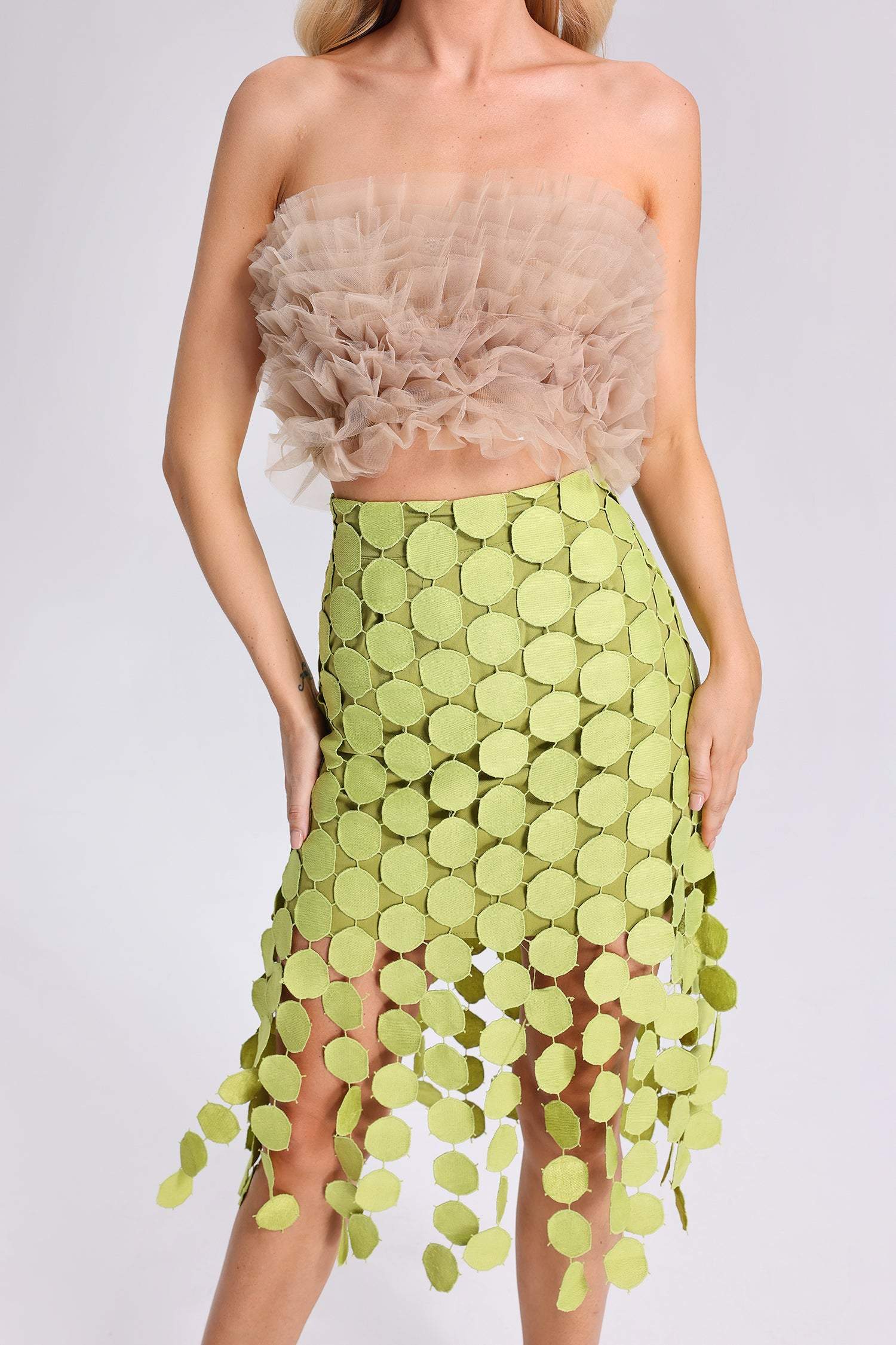 Rakel Circle Cutout Midi Dress