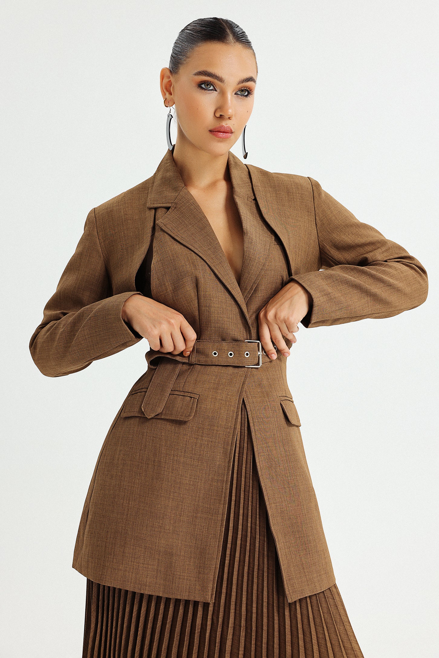 Katty Pleated Balzer Set