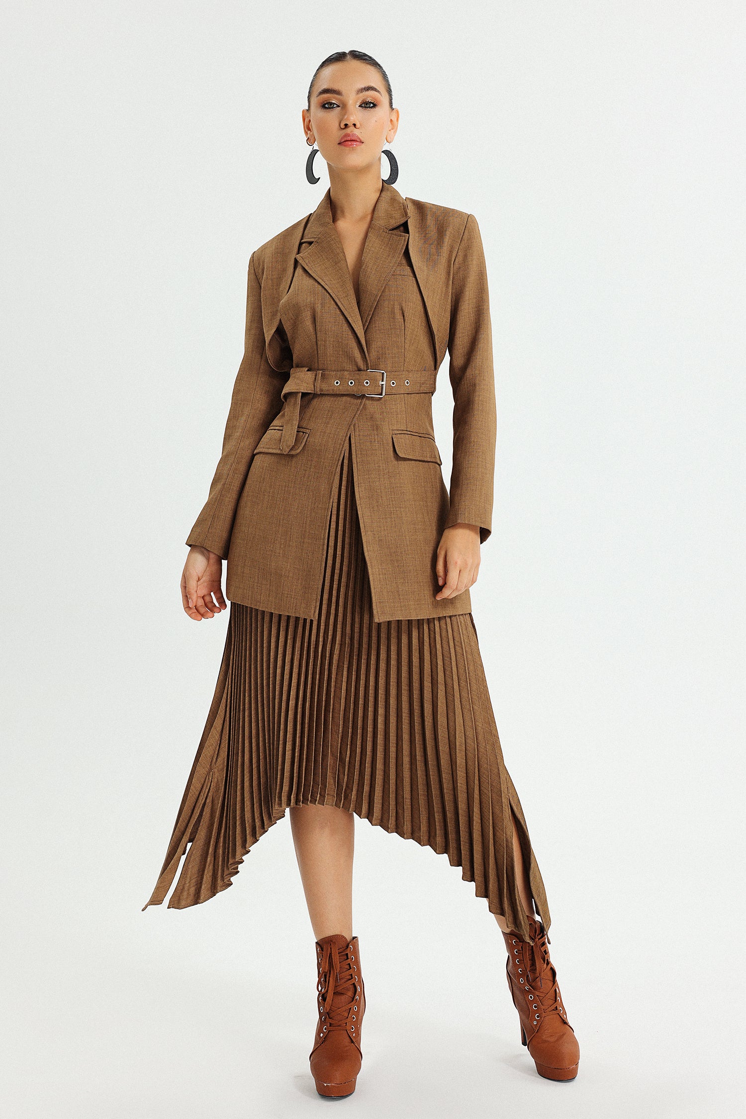 Katty Pleated Balzer Set