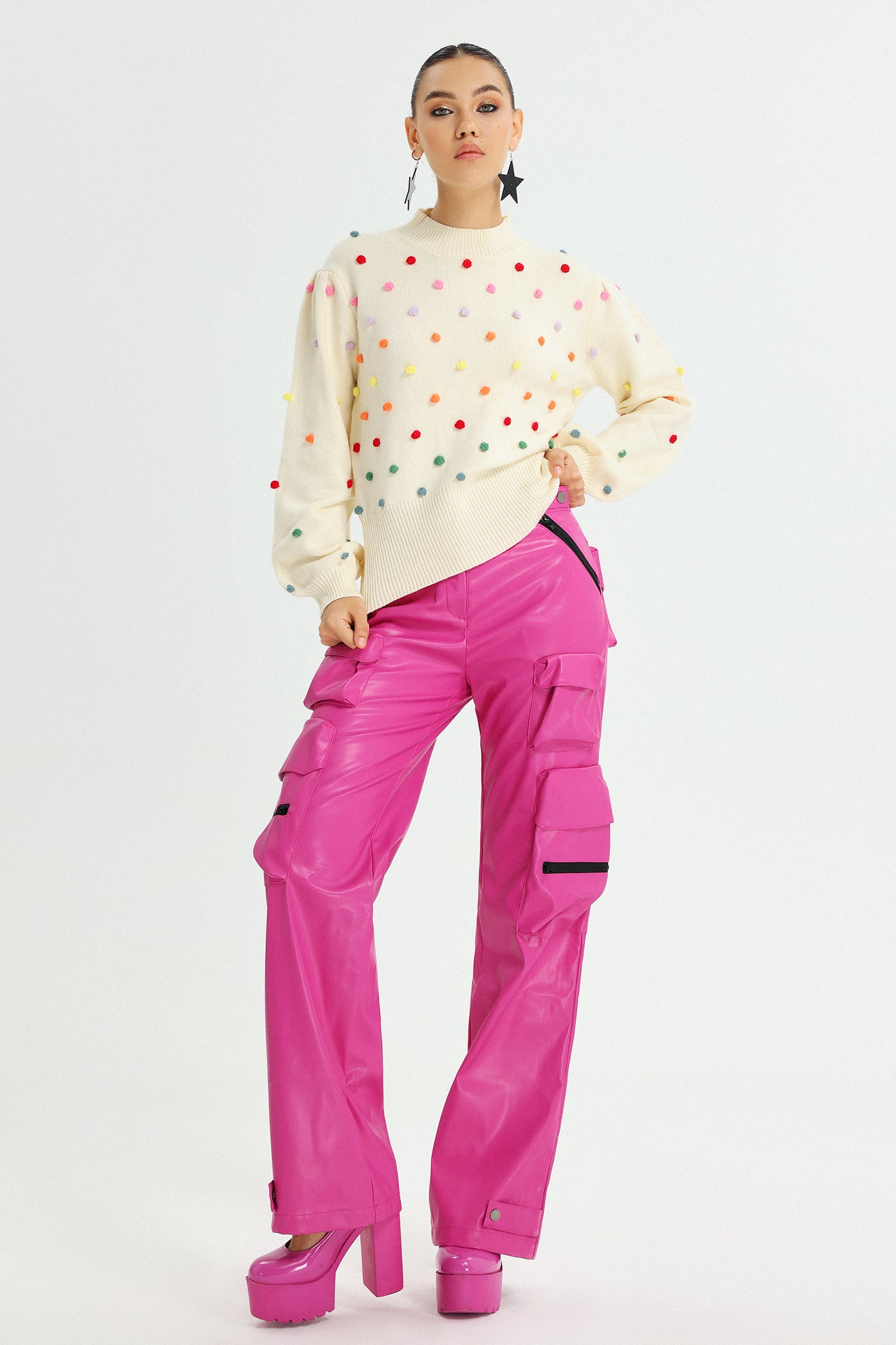 Shannon Mock-Neck Sweater