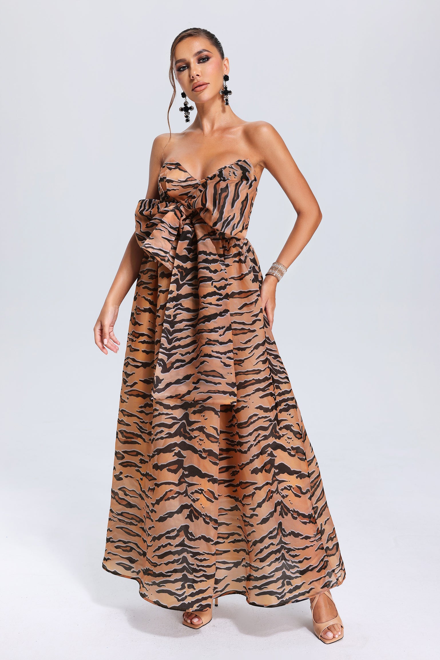 Yoli Printed Maxi Dress