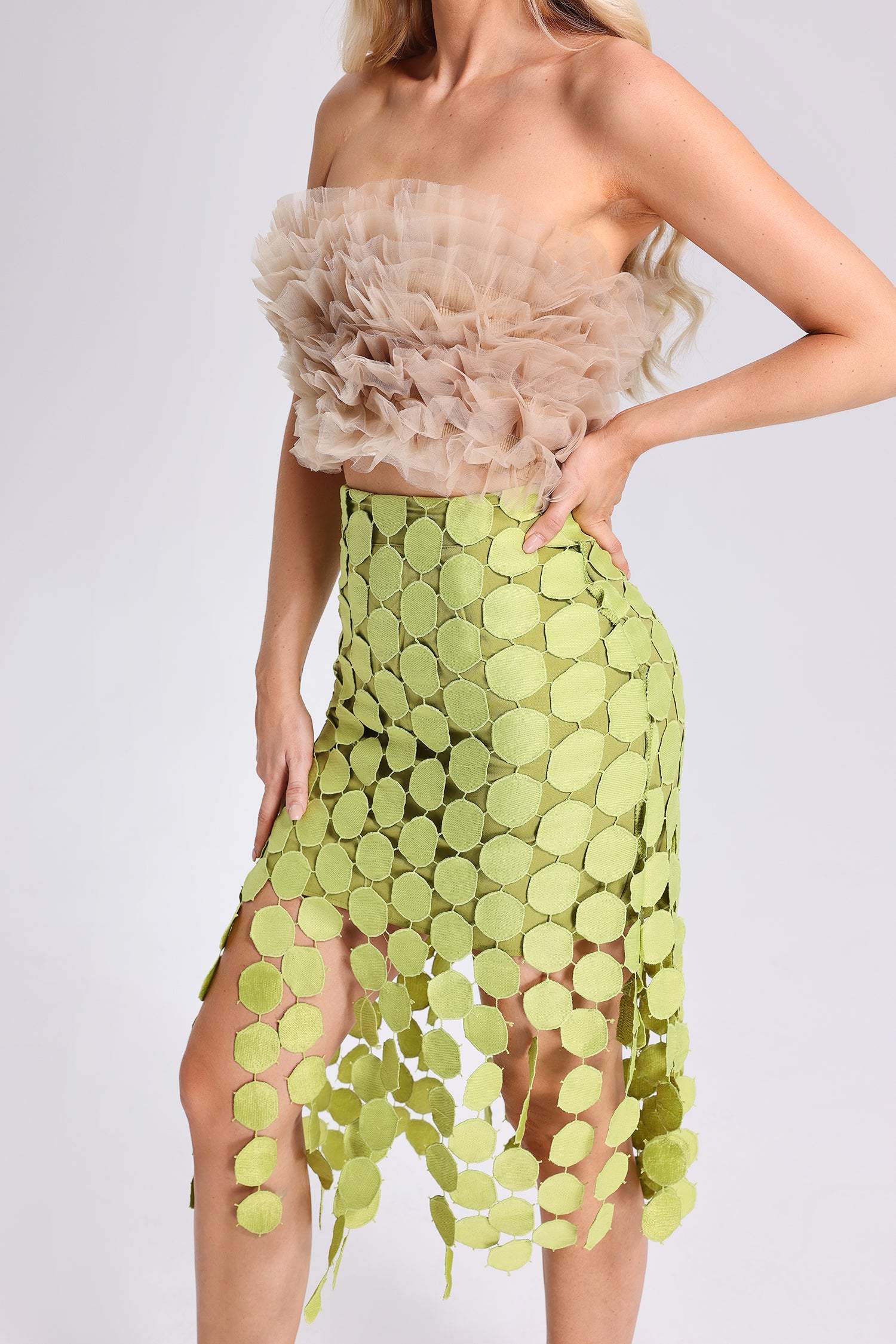 Rakel Circle Cutout Midi Dress