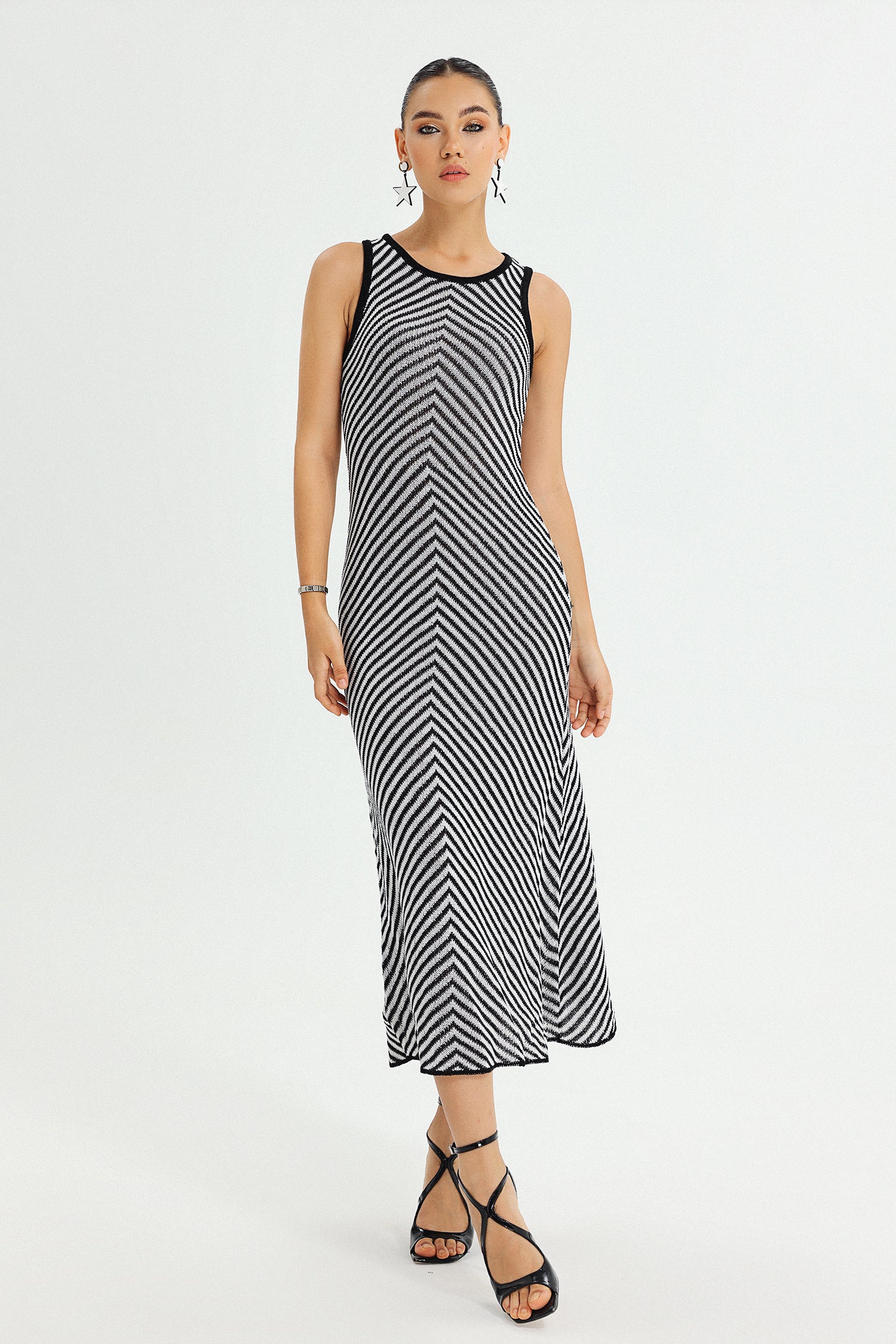 Kapol Knitted Midi Dress