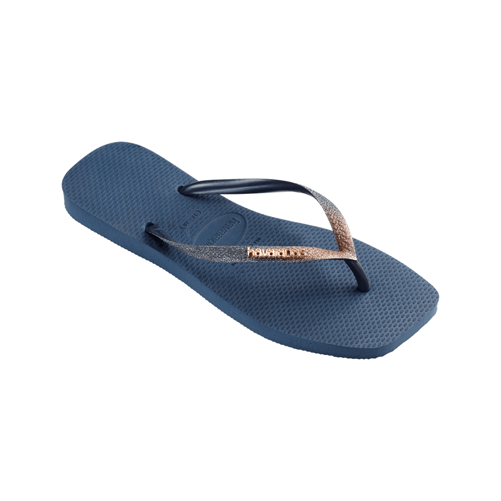Slim Square Glitter Flip Flop