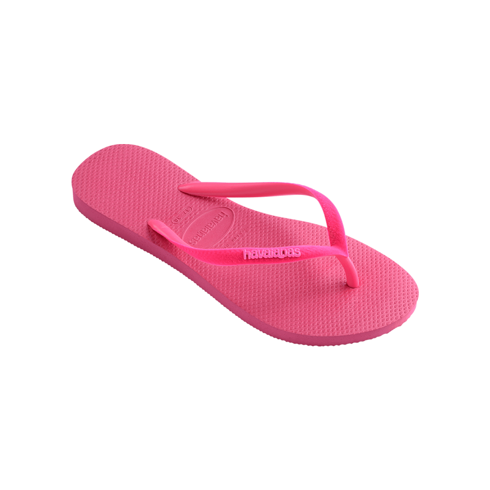 Slim Velvet Neon Flip Flops