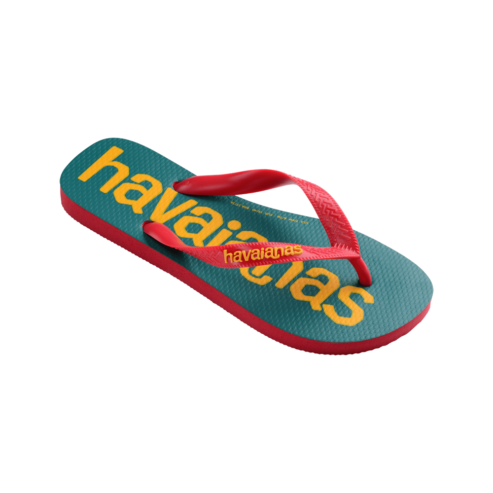 Top Logomania 2 Flip Flops