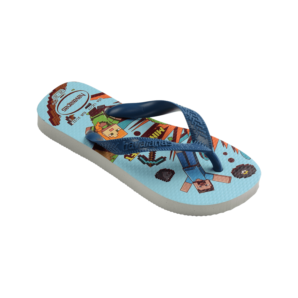Kids Minecraft Flip Flops