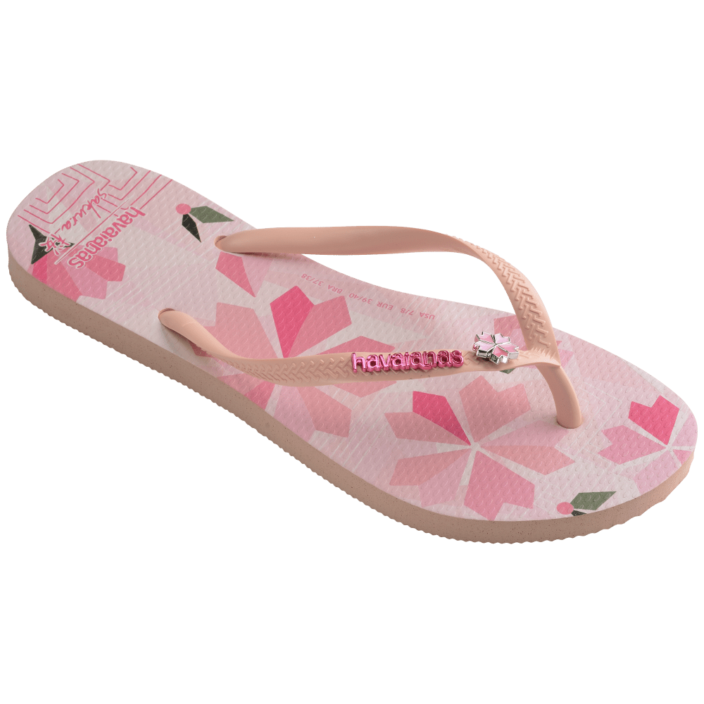 Slim Sakura Flip Flops