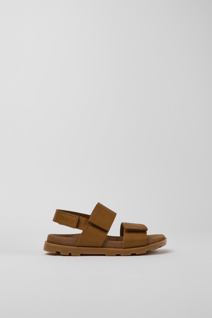 Brutus Sandal Brown leather sandals for boys - Camper Shoes&Online Store